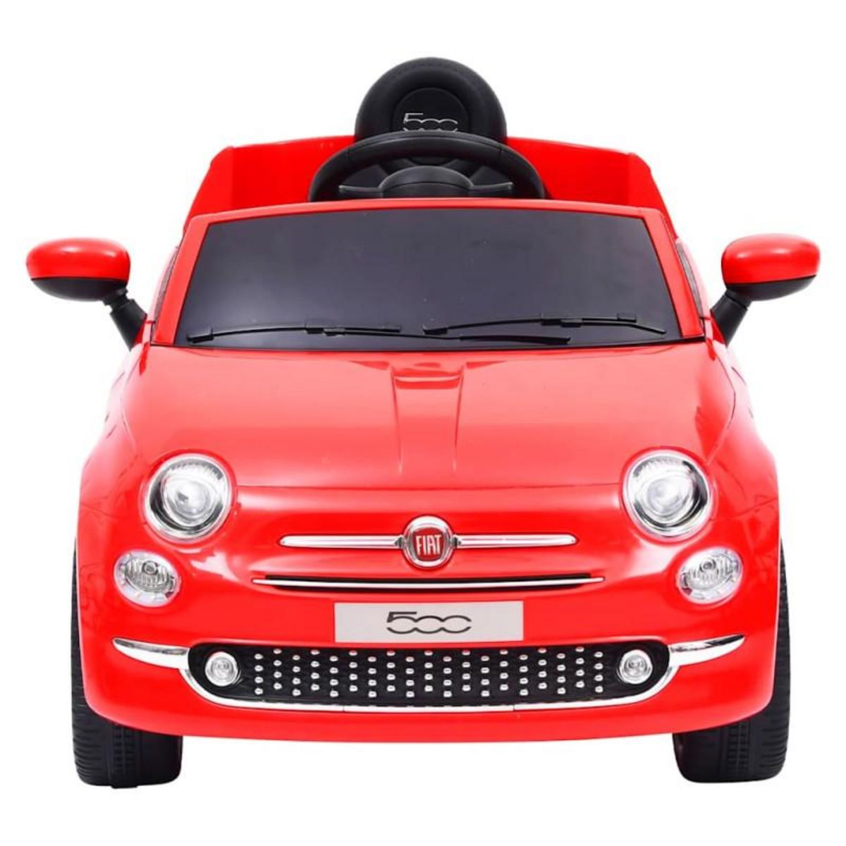 VIDAXL Voiture électrique pour enfants Fiat 500 Rouge