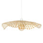 Voir la diapositive 1 : ATMOSPHERA Lampe Suspension en Bambou  Tess  58cm Naturel