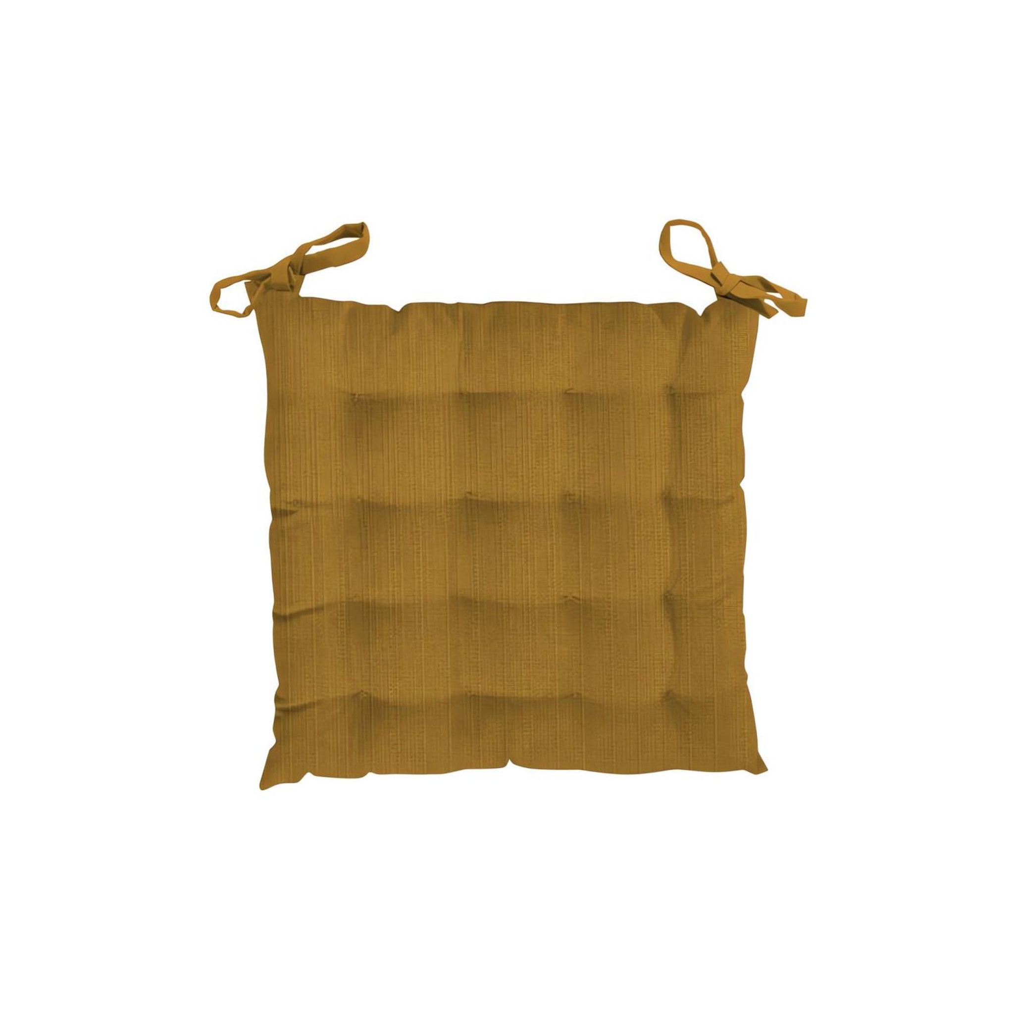 SOLEIL D'OCRE Dessus de chaise capitonné en velours 40X40X5 cm VELVET, par Soleil d'Ocre