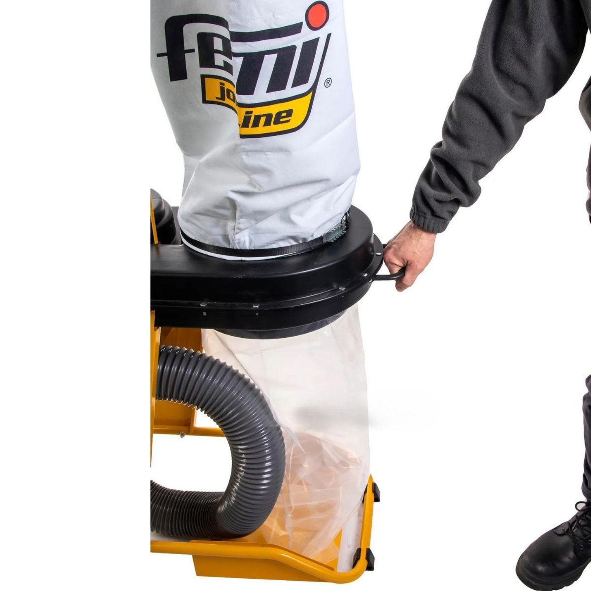 Voir la diapositive 3 : FEMI FRANCE Aspirateur à copeaux et poussières 550w professionnel 60l aspirateur cyclonique atelier , filtration 5 microns, tuyau 2m femi
