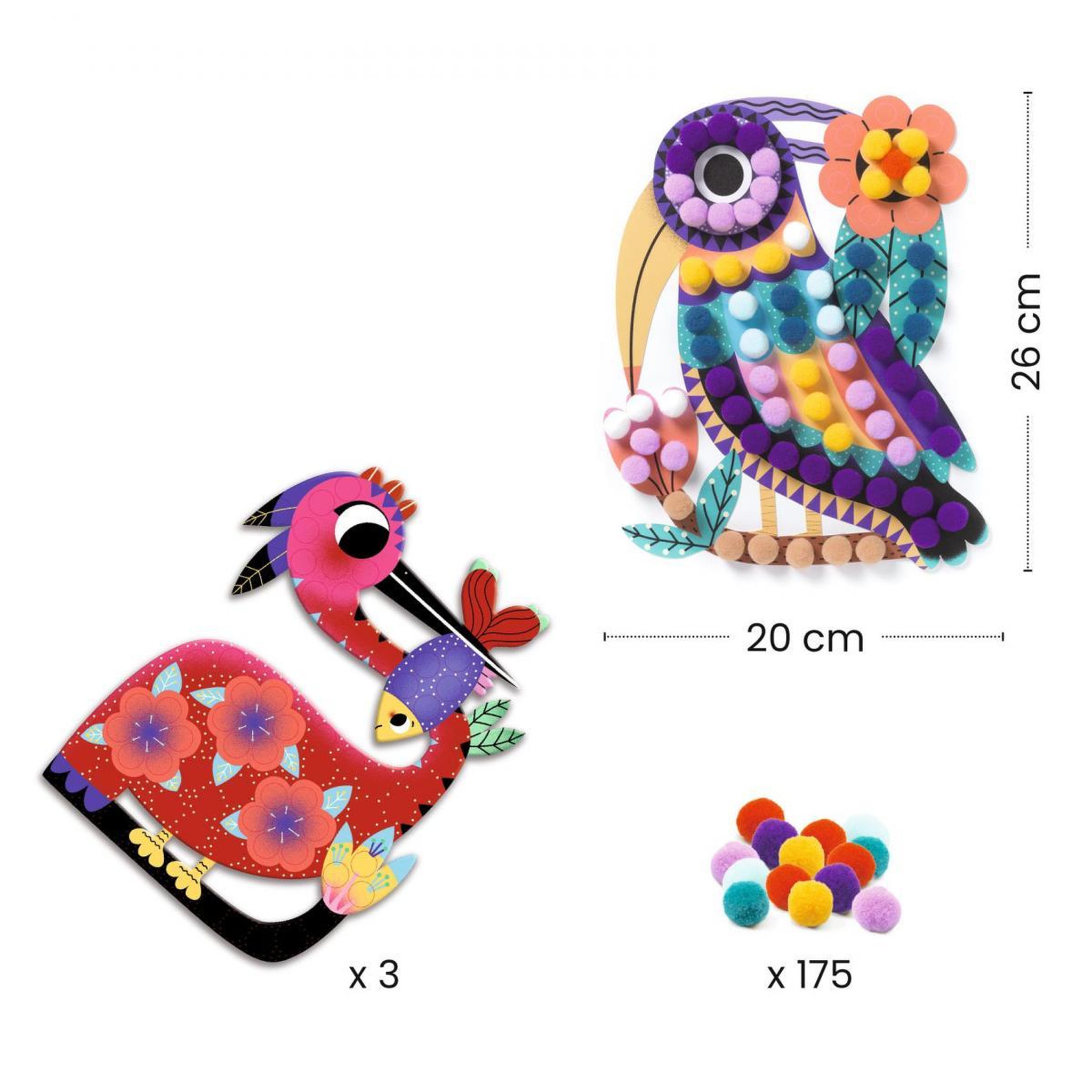 Voir la diapositive 3 : Djeco Panaches activites de collage