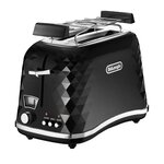 DELONGHI Grille pain Delonghi CTJ 2103.BK avec 6 niveaux de brunissage