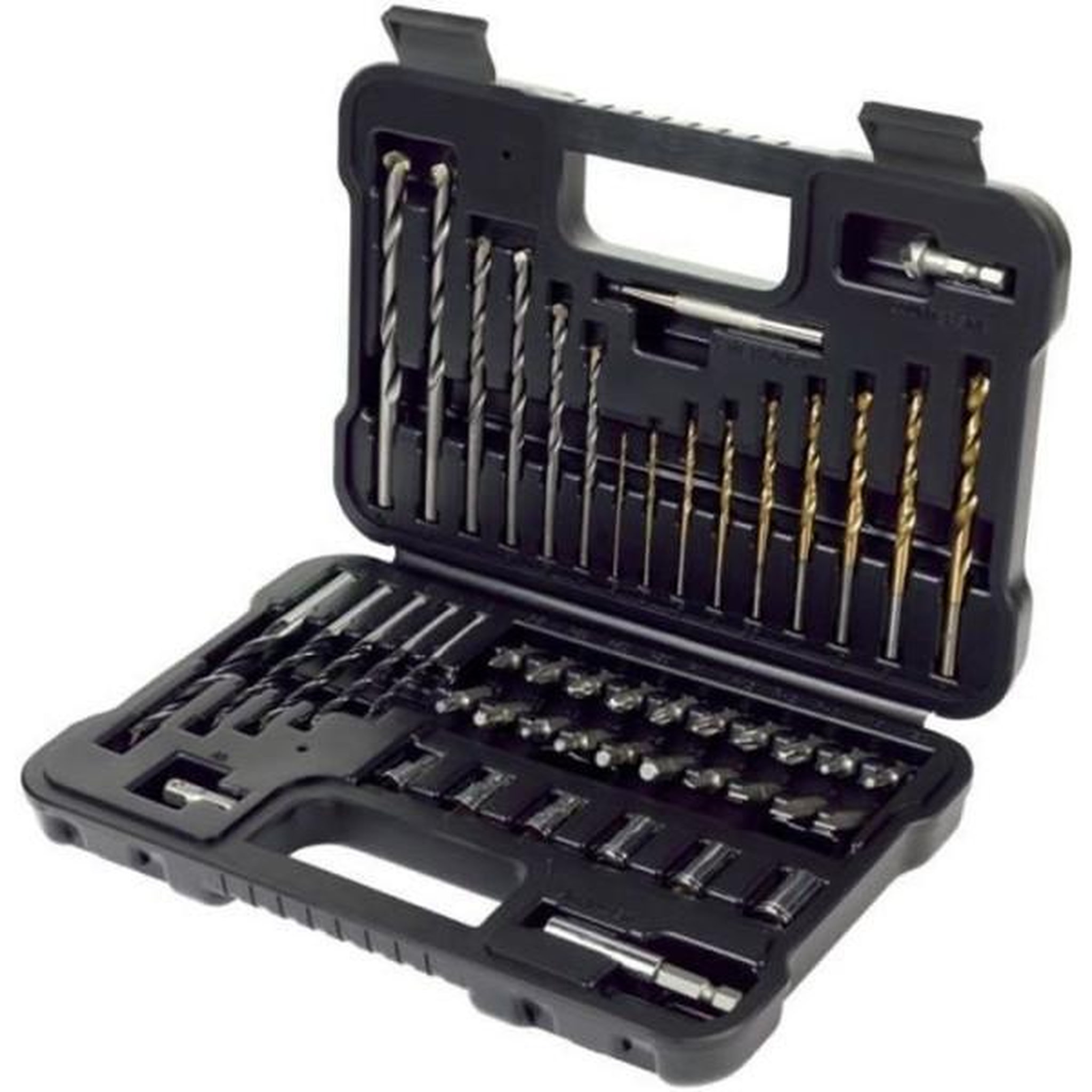 Black et Decker Coffret de perçage et vissage BLACK+DECKER - A7188-XJ - 50 accessoires titanium
