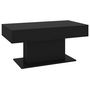 Voir la diapositive 2 : VIDAXL Table basse noir 96x50x45 cm bois d'ingenierie