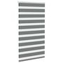 Voir la diapositive 3 : VIDAXL Store zebre gris fonce largeur du tissu 75,9 cm polyester
