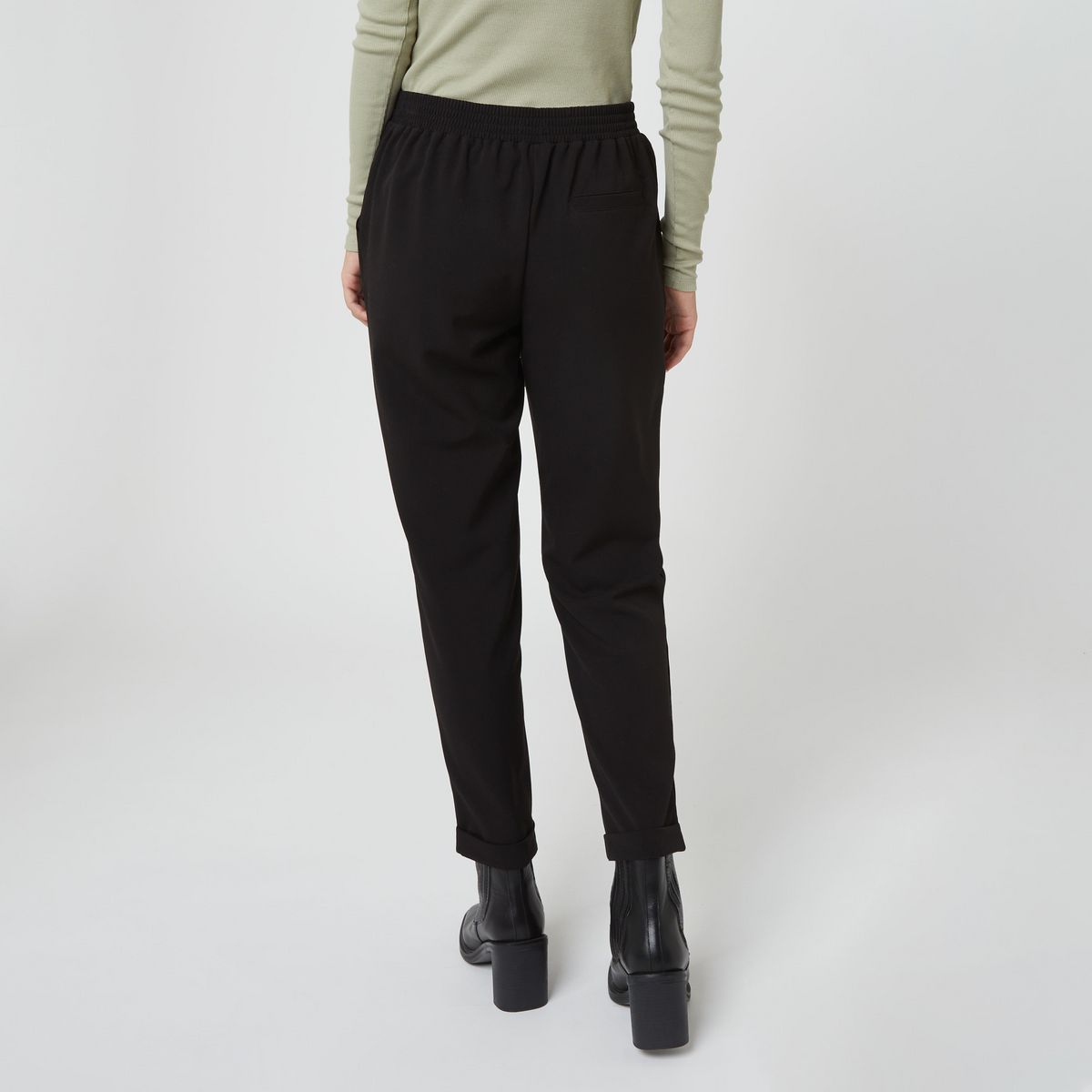 INEXTENSO Pantalon noir femme