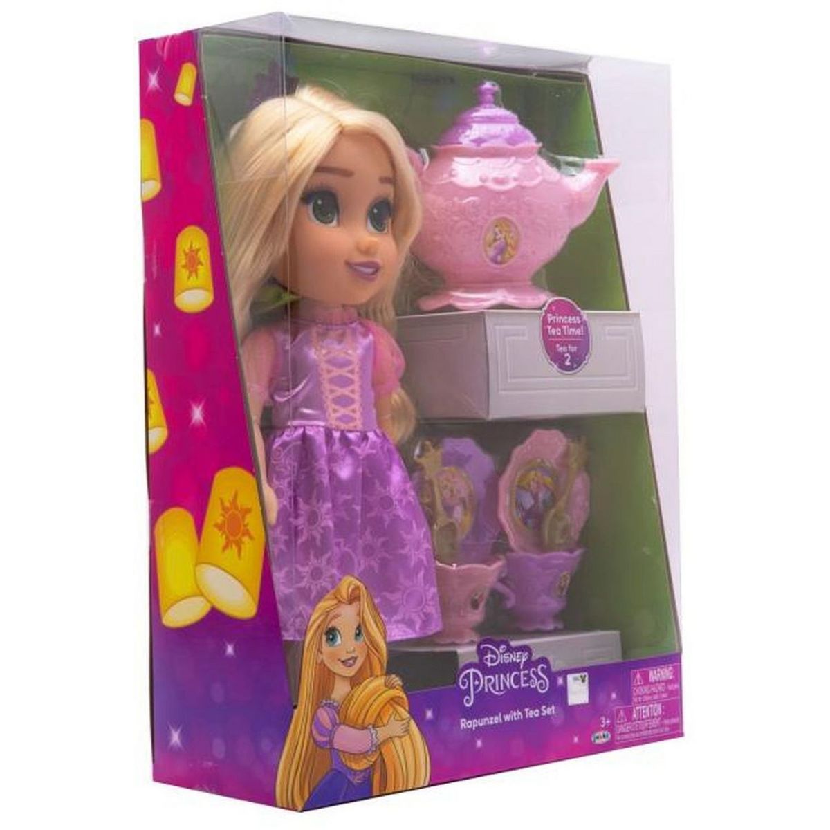JAKKS PACIFIC Poupée Raiponce avec service à thé - Disney Princesses