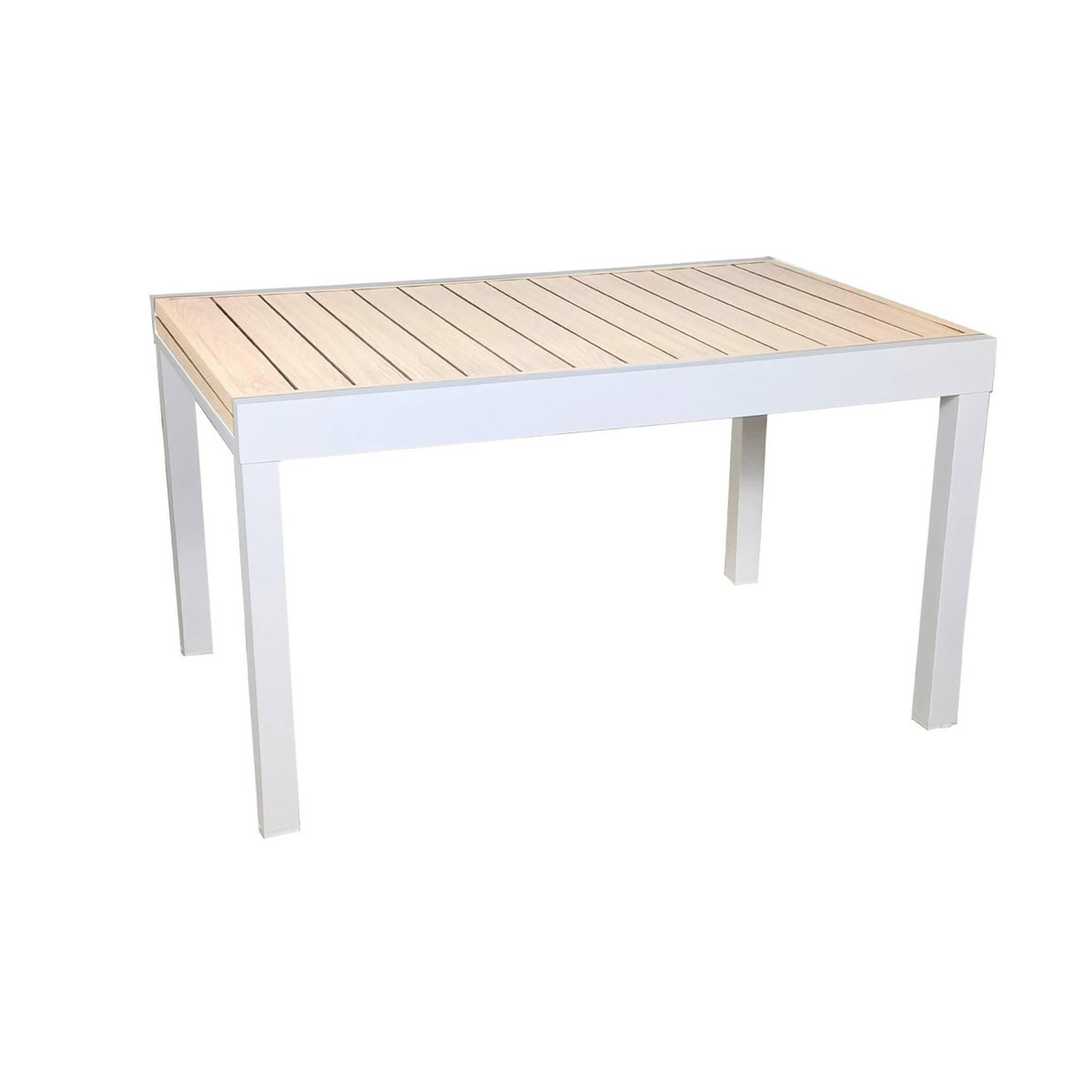 SWEEEK Table de jardin ELORA extensible aluminium, 8 places