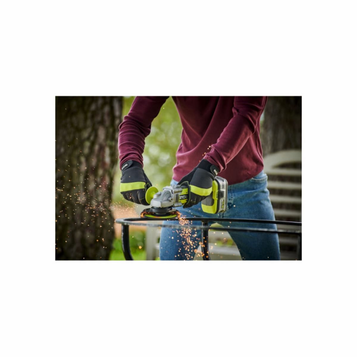 Ryobi Meuleuse d'angle RYOBI 18 V One+ - sans batterie ni chargeur R18AG-0