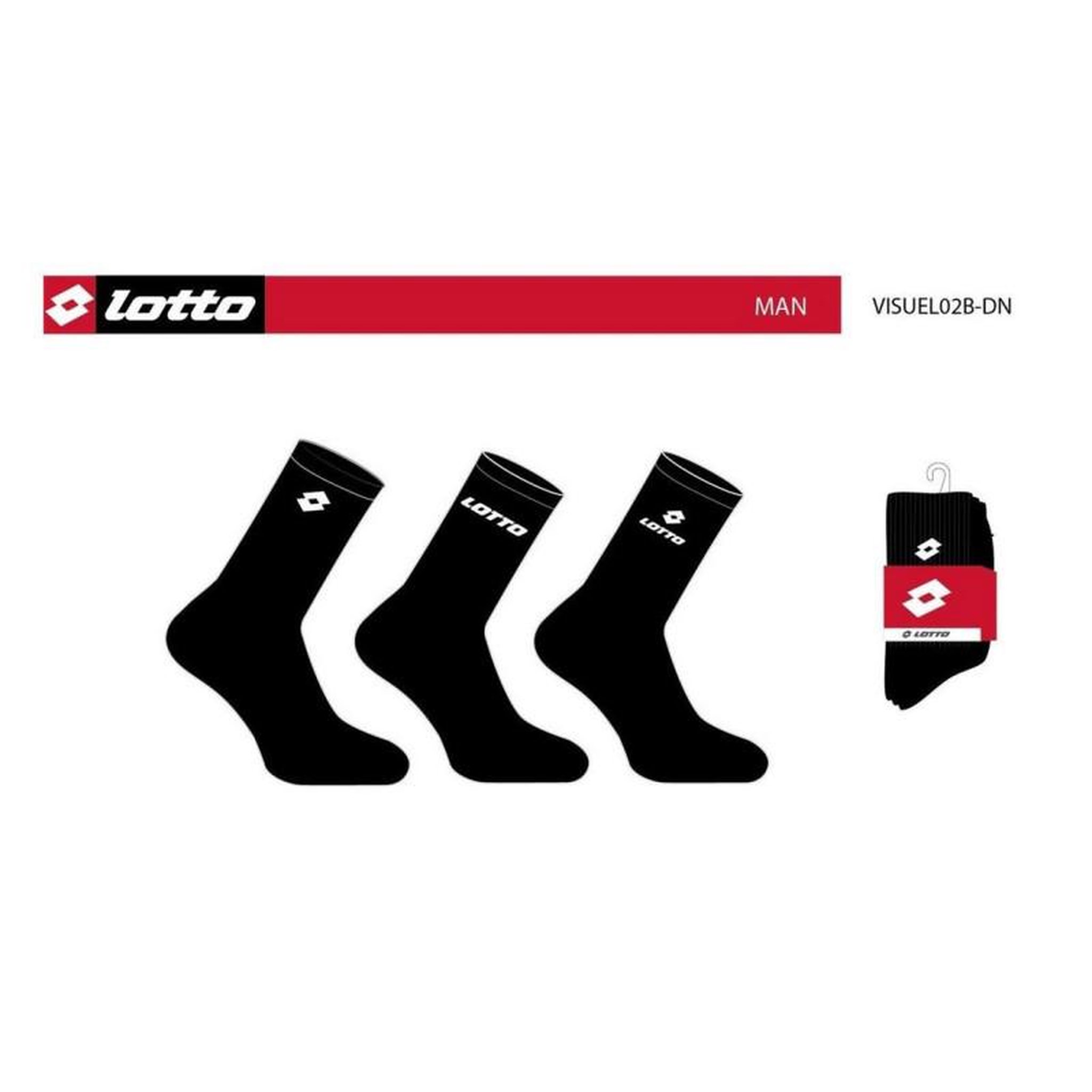 Voir la diapositive 4 : LOTTO Chaussettes Homme LOTTO