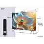 Voir la diapositive 4 : TCL TV QLED 55P89K 144Hz 2025-55 pouces (139cm)