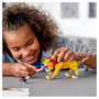 Voir la diapositive 7 : LEGO Creator 31112 - Le lion sauvage 3 en 1