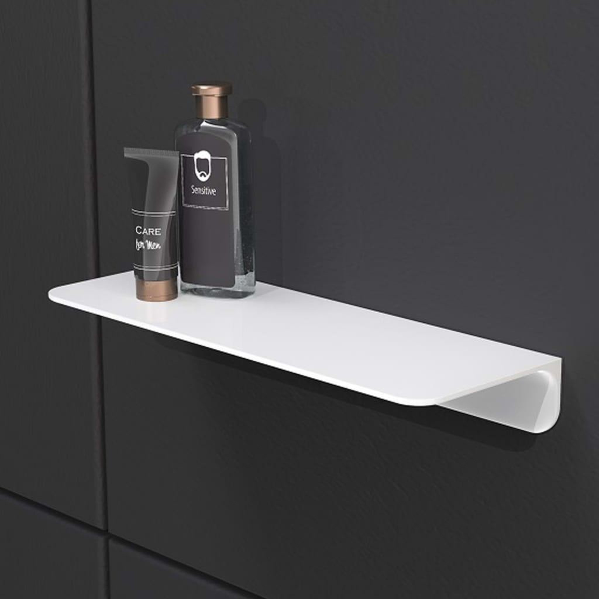 Voir la diapositive 3 : SCHUTTE SCHÜTTE Etagere de douche SOLO Blanc