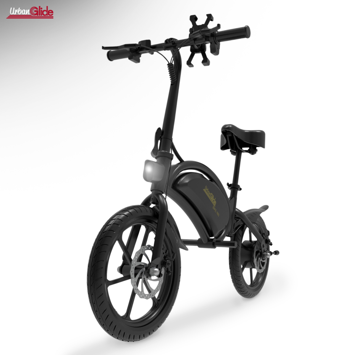 URBANGLIDE Vélo Électrique UrbanGlide Bike 160, 25 km/h, Autonomie 20 km, Roues 16 pouces, Freins à disque, Draisienne Pliable Adulte