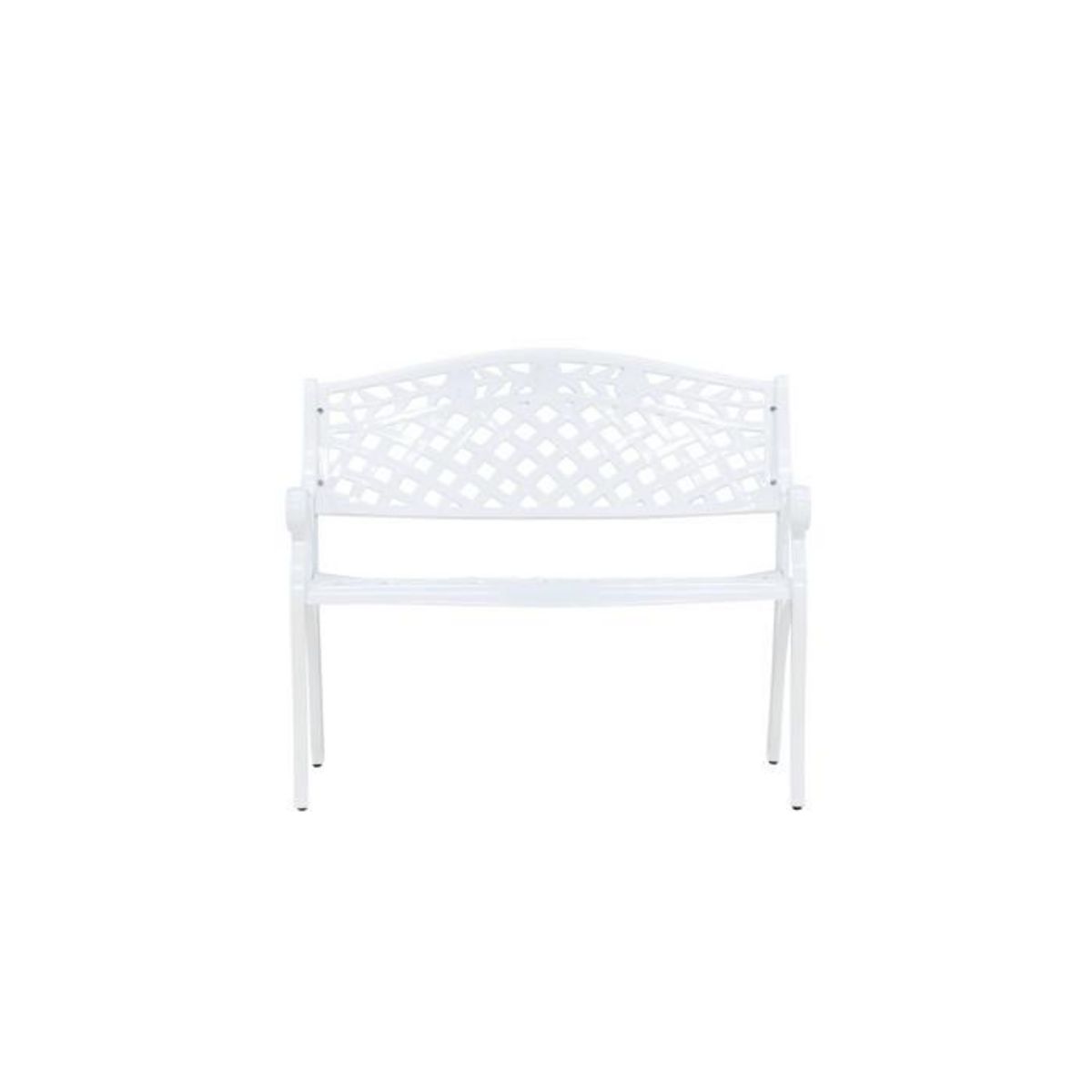 Paris Prix Banc de Jardin Design  Mafra  100cm Blanc