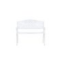 Voir la diapositive 3 : Paris Prix Banc de Jardin Design  Mafra  100cm Blanc