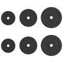 Voir la diapositive 3 : VIDAXL Plaques de poids 6 pcs 30 kg Fonte