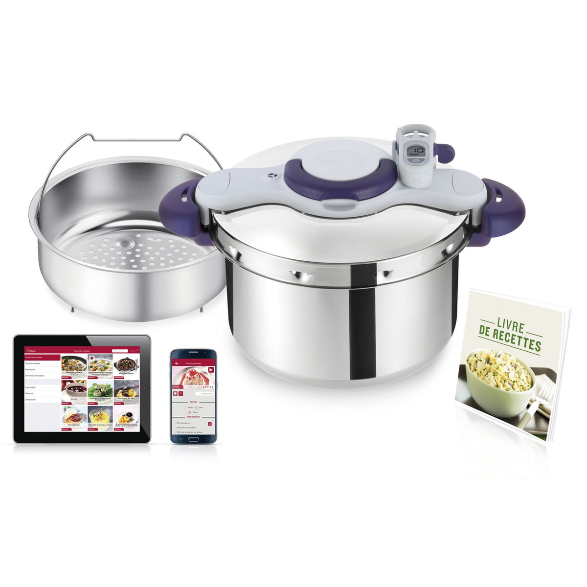 SEB Cocotte-minute CLIPSO MINUT PERFECT 4.5 L Violet