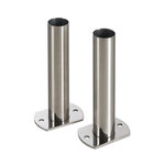 Ubbink Lot de 2 ancres pour support échelle piscine bois rectangulaire - Ubbink