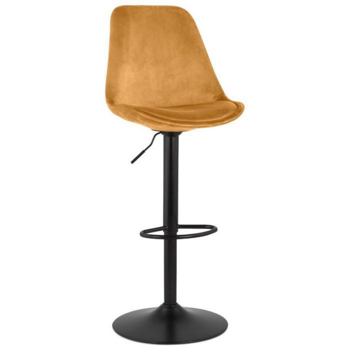 Paris Prix Tabouret de Bar Design  Terano  123cm Moutarde