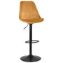 Voir la diapositive 1 : Paris Prix Tabouret de Bar Design  Terano  123cm Moutarde
