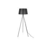 Leitmotiv Lampadaire trépied moderne en métal Classy - H. 155 cm. Coloris disponibles : Noir, Gris
