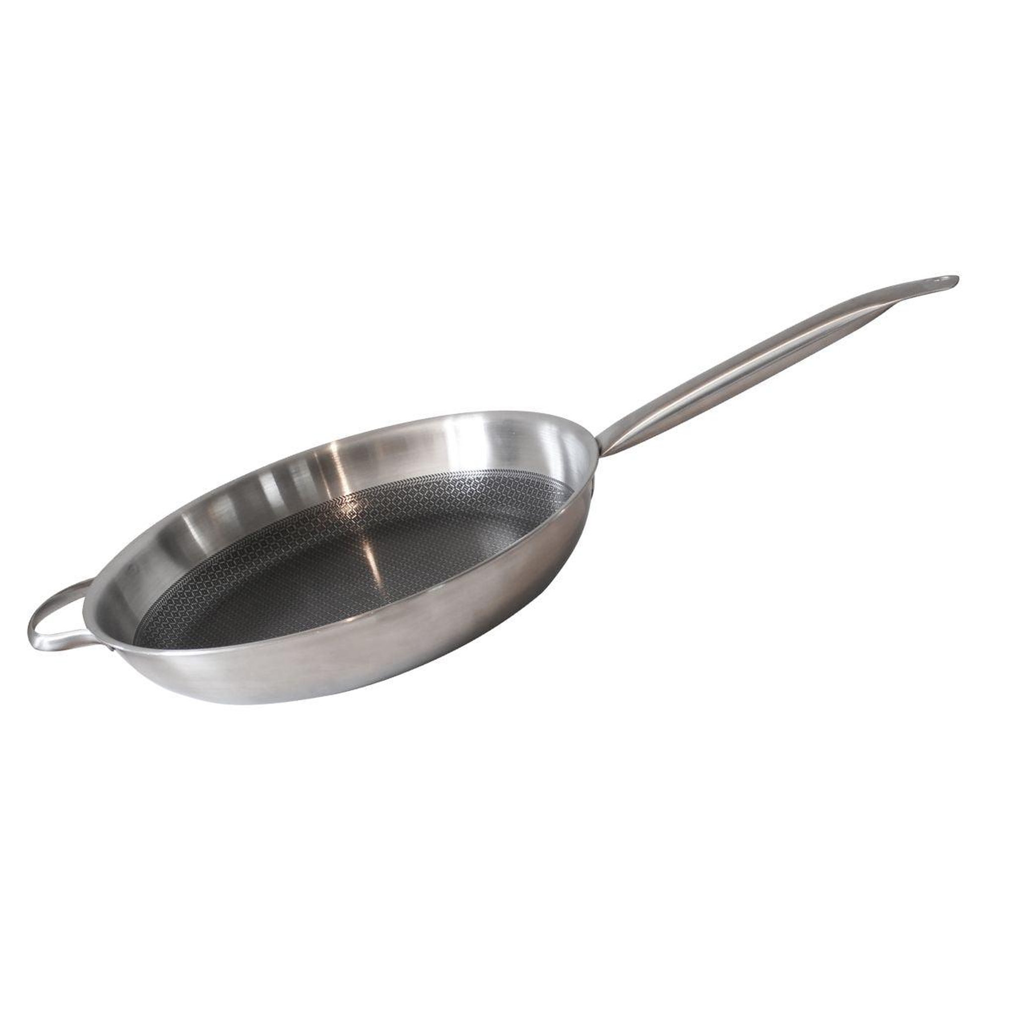 ELO Poêle en acier inoxydable 18/10 32 cm elo relief solution