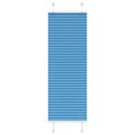 VIDAXL Store plisse bleu 50x100 cm largeur du tissu 49,4 cm polyester