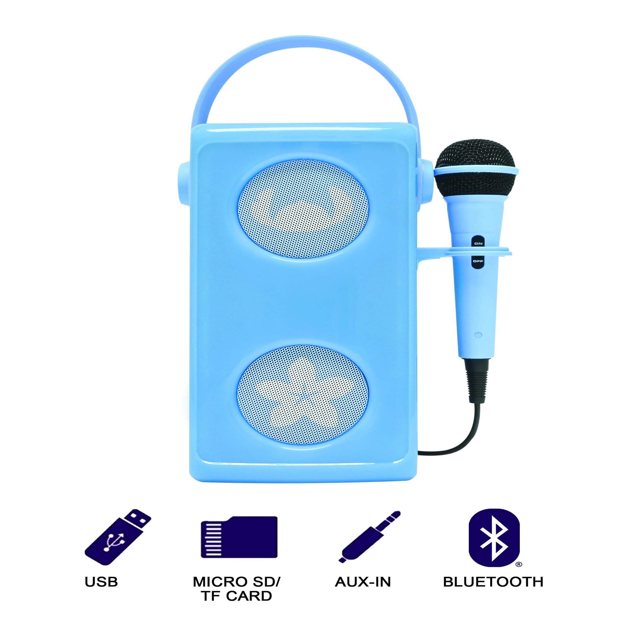 Voir la diapositive 2 : Lexibook Enceinte Bluetooth portable avec micro et effets lumineux Stitch