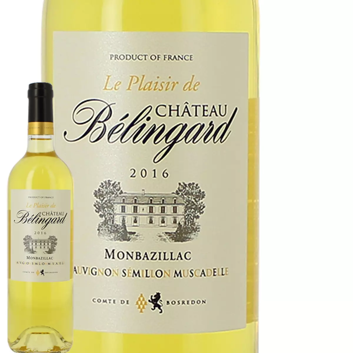 Plaisir De Château Belingard Monbazillac Blanc 2016