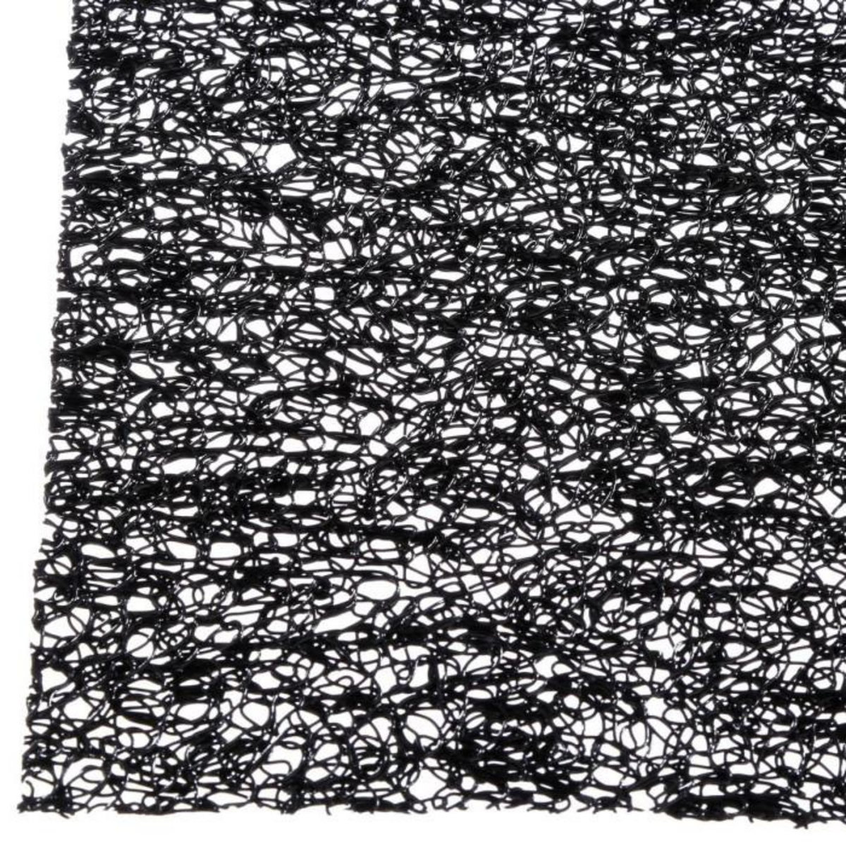 SECRET DE GOURMET Set de Table Rectangulaire  Spaghetti  30x44cm Noir