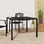 Voir la diapositive 1 : VIDAXL Table de jardin anthracite 100x100x72 cm acier