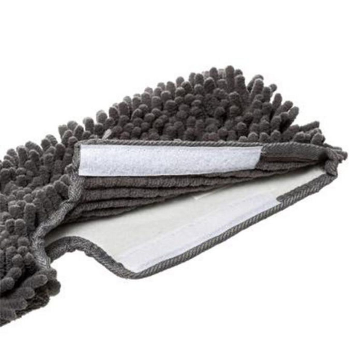 Paris Prix Serpillière Flexible pour Balai  Mop  42cm Gris