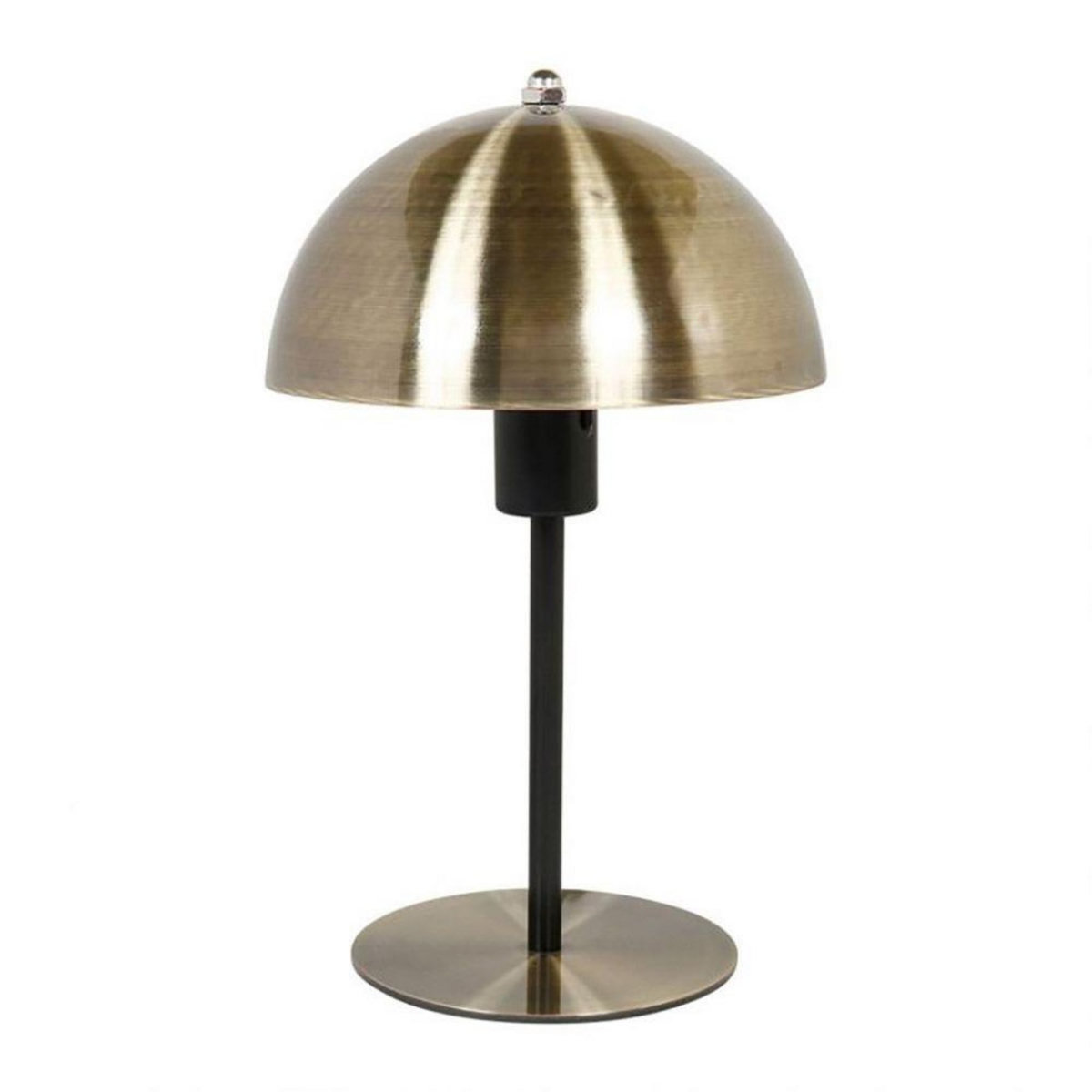 OSTARIA Lampe métal champignon doré