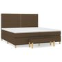 Voir la diapositive 2 : VIDAXL Sommier a lattes de lit avec matelas Marron fonce 200x200 cm