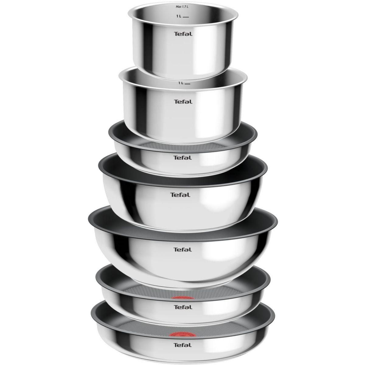 TEFAL Batterie de cuisine Ingenio Cook Eat 15 pcs L881SF04