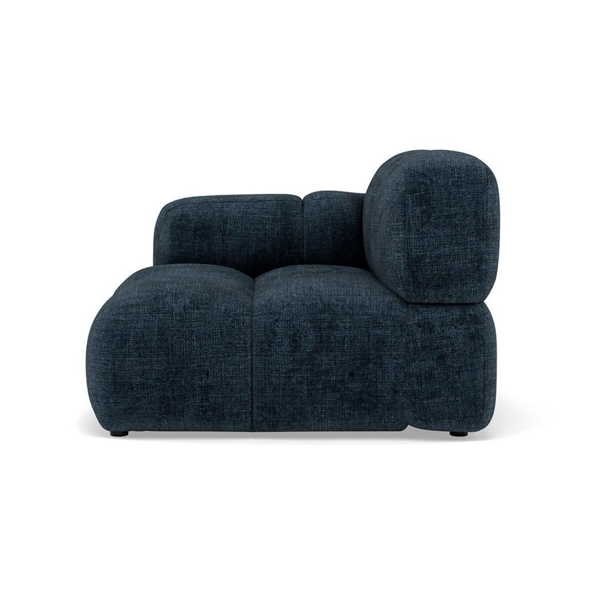 LISA DESIGN Grace - module d'assise gauche en velours texturé