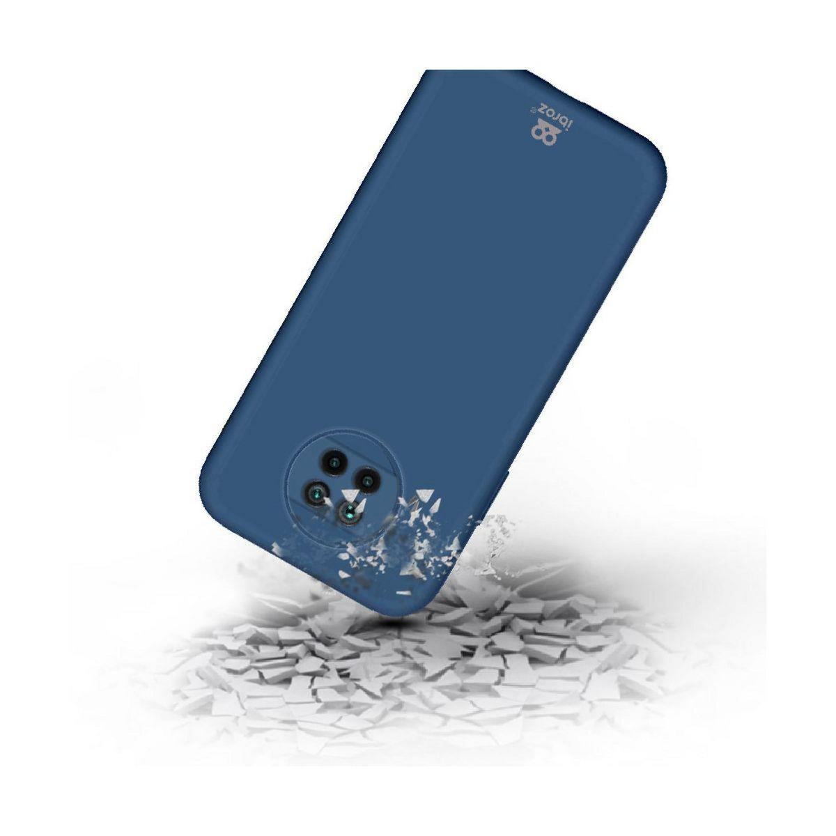 IBROZ Coque Xiaomi Mi 10T Lite Coque bleu