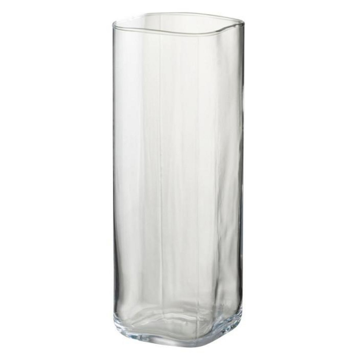 Paris Prix Vase Design  Carré Droit  32cm Transparent