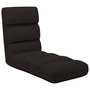 Voir la diapositive 1 : VIDAXL Chaise pliable de sol Marron Similicuir