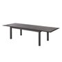 HESPERIDE Table de jardin extensible 12 Personnes Allure - L. 216/316 cm - Gris rayé et graphite