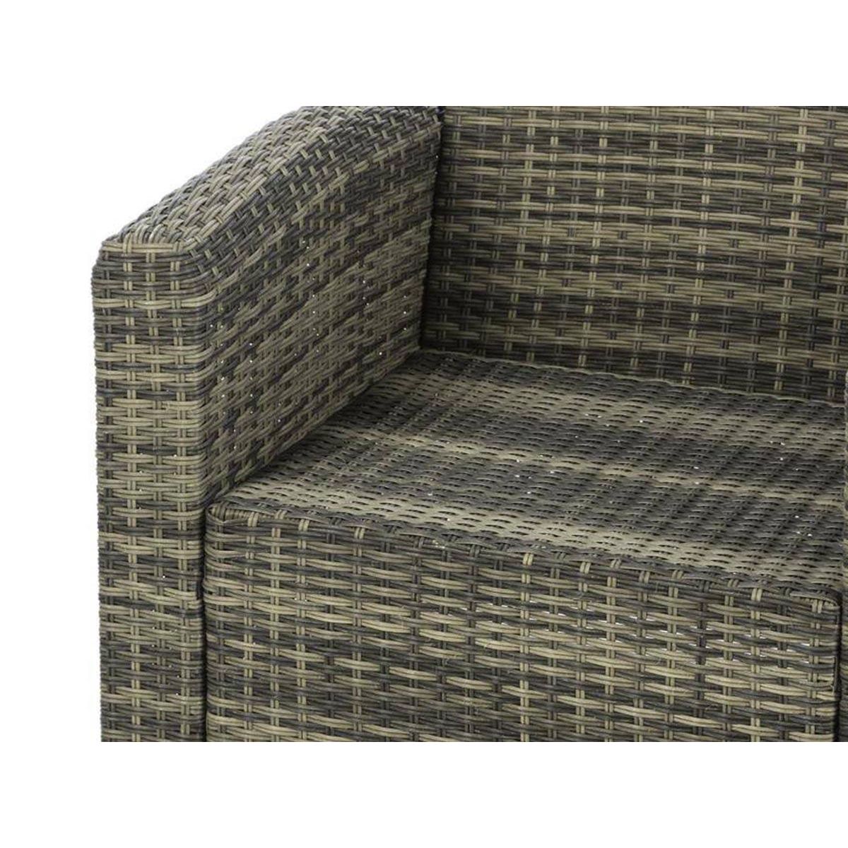 HESPERIDE Fauteuil de jardin en résine tressée Polynesia Naturae - Hespéride