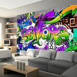 Paris Prix Papier Peint  Words of City. Coloris disponibles : Multicolore