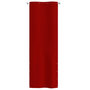Voir la diapositive 2 : VIDAXL Ecran de balcon Rouge 80x240 cm Tissu Oxford