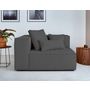 Voir la diapositive 2 : LISA DESIGN Colombine - module d'assise gauche - en velours côtelé
