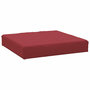 Voir la diapositive 2 : VIDAXL Coussin de palette rouge bordeaux 60x60x8 cm tissu oxford