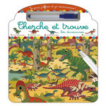 CHERCHE ET TROUVE LES DINOSAURES. AVEC UN FEUTRE EFFACABLE, Iossa Federica