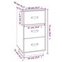 Voir la diapositive 6 : VIDAXL Table de chevet Blanc 40x40x75 cm Bois de pin solide
