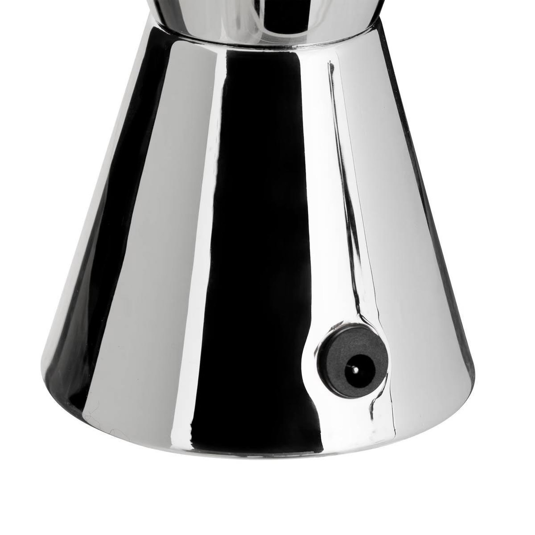 Voir la diapositive 2 : ATMOSPHERA Lampe à poser tornade  lava  36cm argent