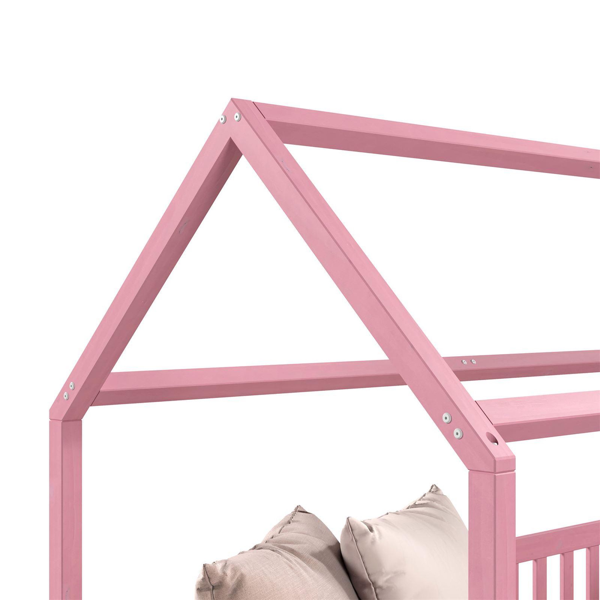 Voir la diapositive 5 : IDIMEX Lit cabane nina 90 x 190 cm, en pin massif
